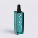 Pion after shave cologne bottle on a light gray background